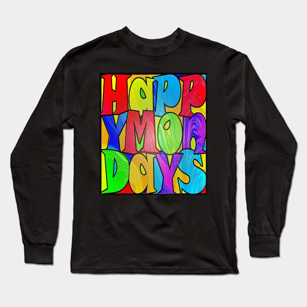 Happy Mondays Long Sleeve T-Shirt by gorgeouspot